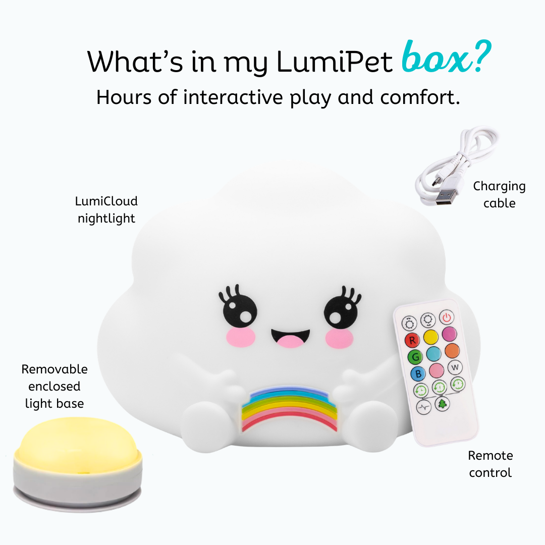 LumiPets Kawaii Cloud Night Light