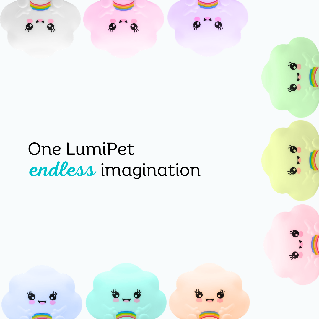 LumiPets Kawaii Cloud Night Light