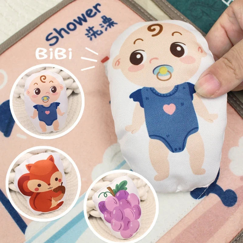 Toddler Quiet Book – Fabric Activity Book