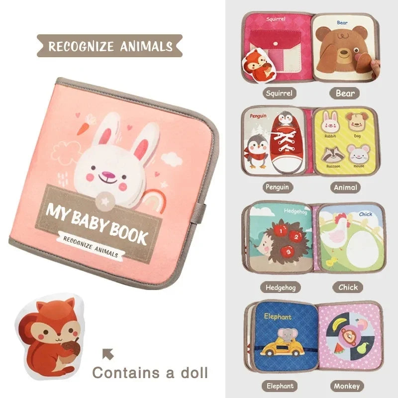Toddler Quiet Book – Fabric Activity Book