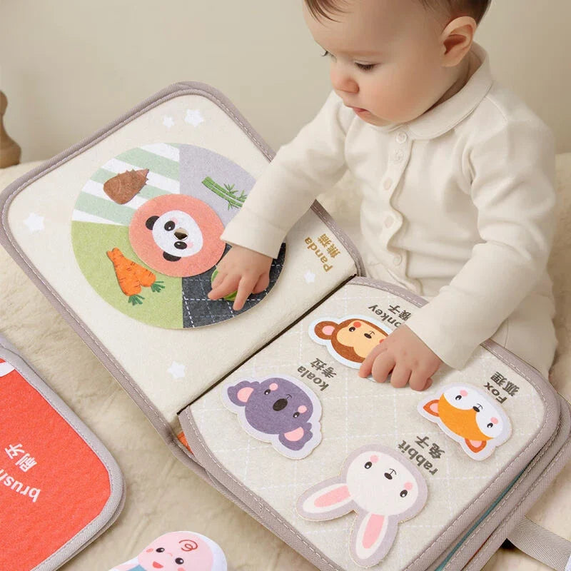 Toddler Quiet Book – Fabric Activity Book